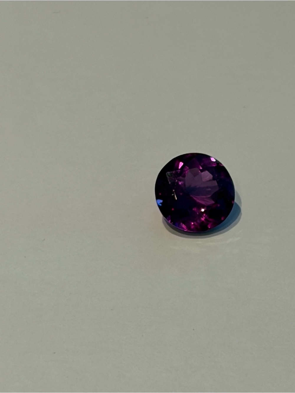 Huge 12.10 carat purple color changing  Sapphire gemstone rare find !